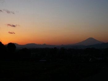 宇都母知神社周辺からの富士山（２）